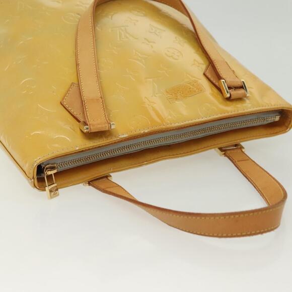 LOUIS VUITTON Monogram Vernis Houston Hand Bag Gris M91053 - Picture 7 of 16